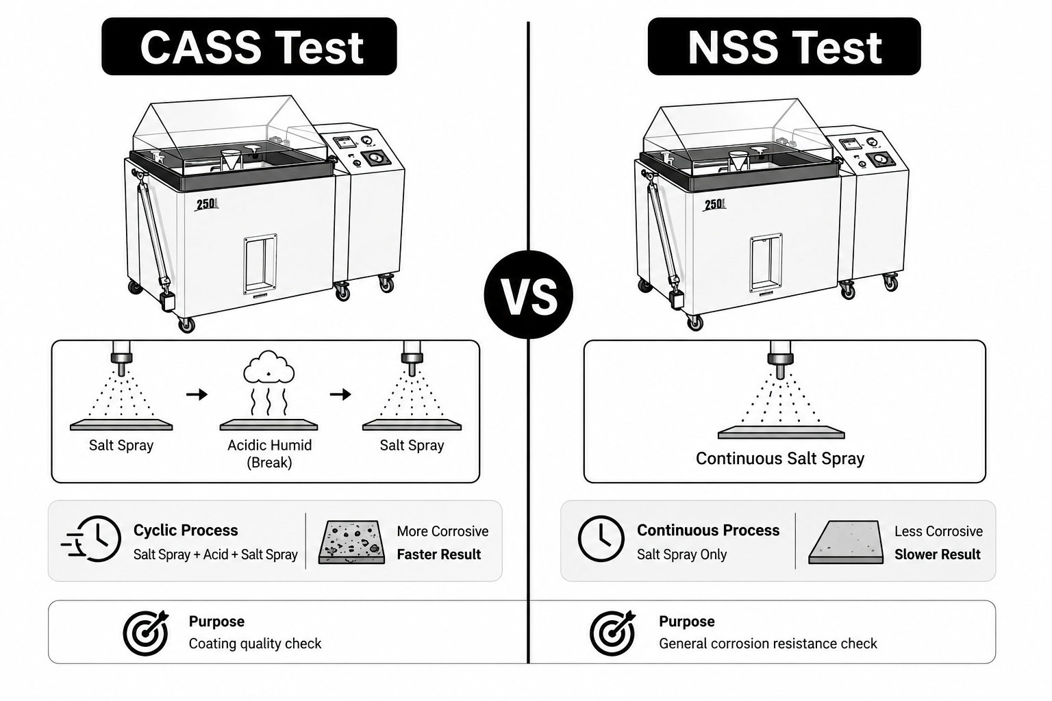 CASS Test vs NSS Test